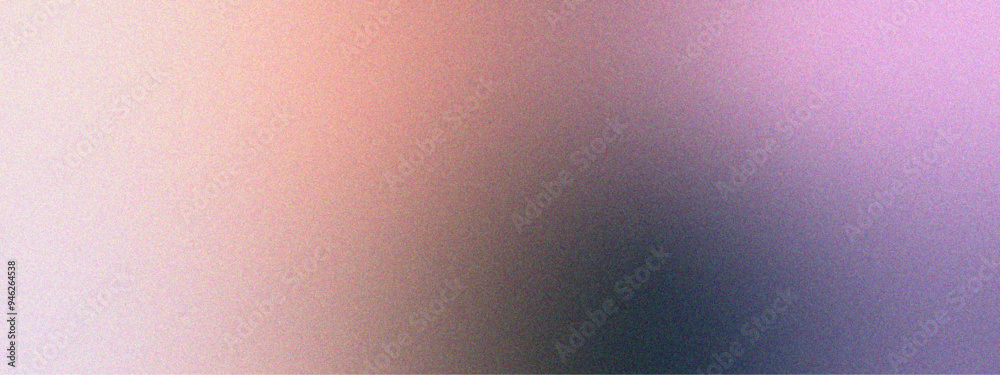 Poster Purple blue white grainy gradient with bright noise textured gradient background grainy blurred. Texture with rough, grain. Retro Glow Abstract Soft Purple Gradient.