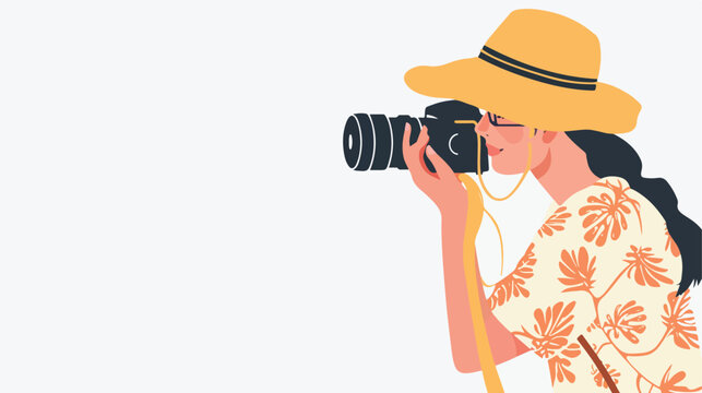 Celebrating World Photography Day - Woman with Camera