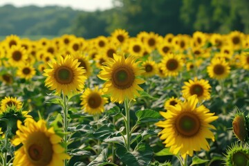 Obraz premium Sunflowers in the Field
