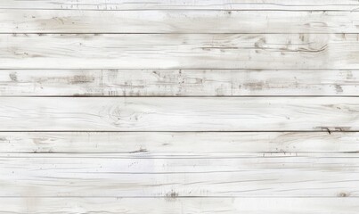 Naklejka premium White wooden planks with distressed texture. Rustic background for design and print.