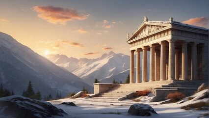 Obraz premium view from the top of the church