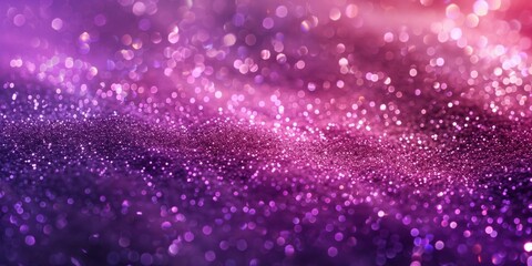 Obraz premium Abstract background with purple glitter with starry elements, sparkling and bright.