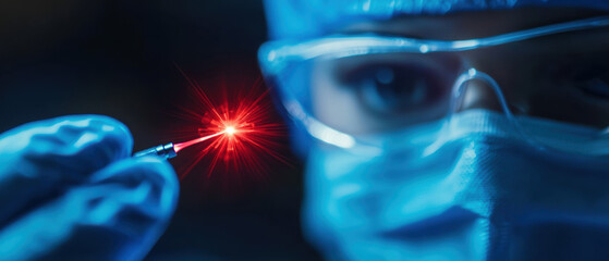 Medical uses of laser wavelength, highlighting its role in targeted treatments, diagnostics, and surgeries