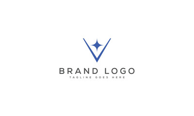 letter V logo design vector template design for brand.