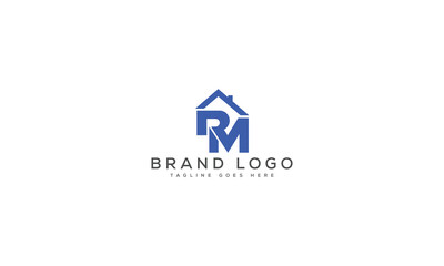 letter RM design vector template design for brand.