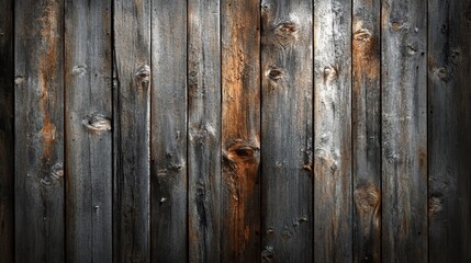 Naklejka premium Rustic Weathered Wooden Texture Background