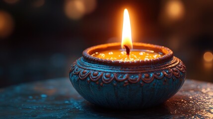 A Single Candle Illuminating Darkness