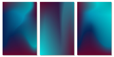 Naklejka premium Holographic spectrum gradient for printed products, covers, futuristic modern hipster foil background collection