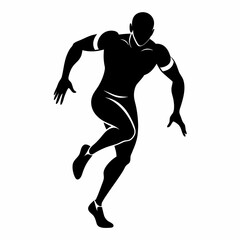 Athletics Black silhouette