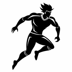 Athletics Black silhouette