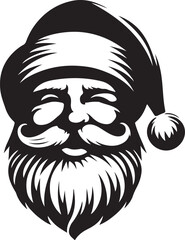 Merry Christmas Celebrate Season's Joyful Tidings with silhouette vector.