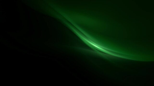 sanft bewegte leuchtende organische Formen - Licht, Energie, Reaktion, Elektrizit&auml;t, dynamisch, Technologie, Wissenschaft, energievoll, brilliant, gr&uuml;n
