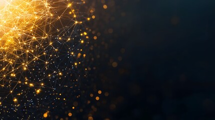 A computer generated image of a starry sky with a bright sun in the background