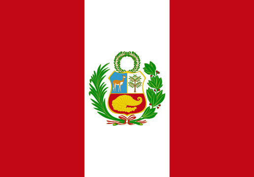 peru  illustrator country flags