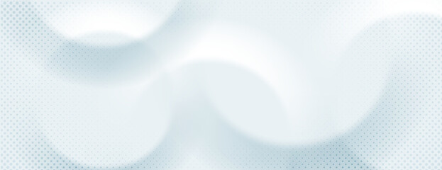 white overlapping circles background with halftone