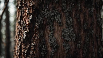 Obraz premium close macro shot of a tree bark