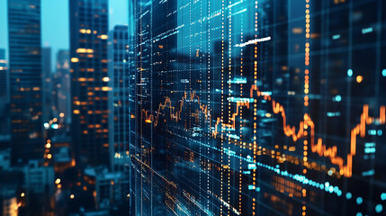 Naklejka premium Investors are turning to alternative assets like real estate and commodities for stability.