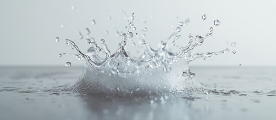 Water Splash Close Up