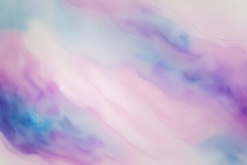 Abstract background with soft washes of pastel watercolors, Watercolor texture background. Generative AI