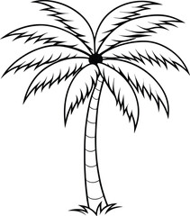 Exciting coconut tree coloring fun for kids simple designs and endless imagination
