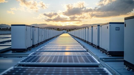 Solar battery storage with advanced capacity features