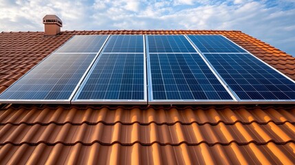 Solar battery storage system supporting renewable energy use in a traditional home