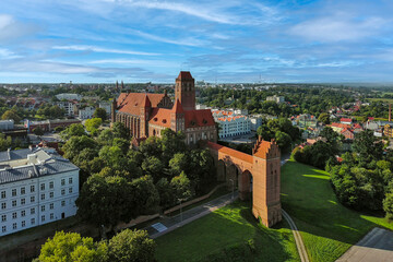 Naklejka premium Historic castle in Kwidzyn, Poland.