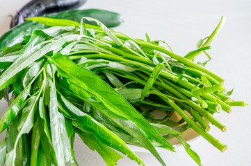 栄養価の高い夏野菜　空心菜