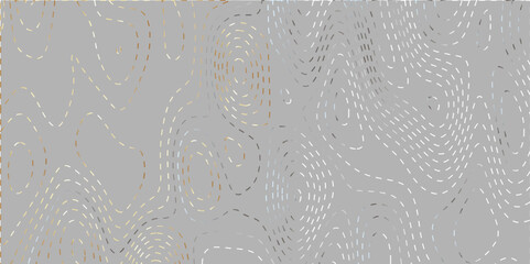 Luxury gray abstract topographic map background with gray dots texture. Contour map wavy background. Abstract Geographic Gradient line mountain on gray background. Geography scheme and terrain. 