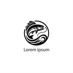Fototapeta premium Fishing Logo Design