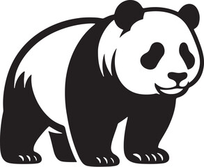 Panda icon vactor file.