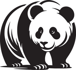Cute Panda on with eps file.