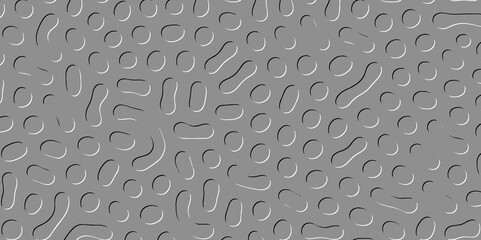 Abstract Turing organic wallpaper with background. Turing reaction diffusion monochrome seamless pattern with chaotic motion. Natural seamless line pattern. Linear design with biological shapes.