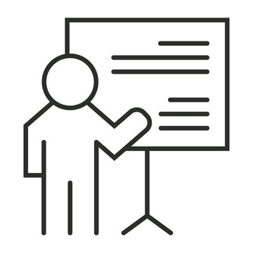 recommend clip art: Meeting icon, co-working symbol outline icon, editable vector illustration and transparent graphic element. Isolated on white background