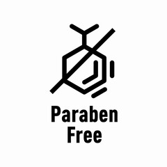 Paraben Free vector information signs