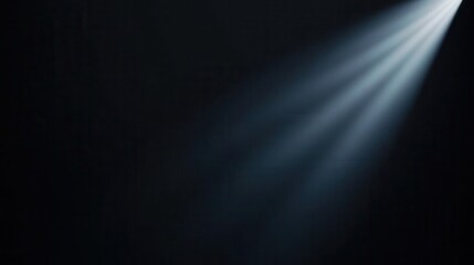 Obraz premium Subtle, diffused lighting across a black backdrop, soft gradients, mysterious and moody ambiance, minimalist design