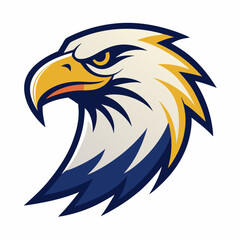 Eagle Logo Vector Art on White Background
