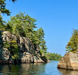Pointe au Baril Day Hole in the Wall, Georgian Bay, Ontario Canada
