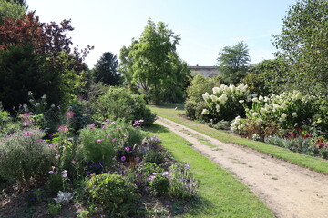 Le parc du château, parc public, ville de Compiègne, département de l'Oise, France