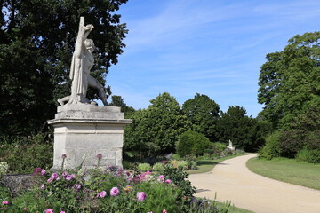 Obraz premium Le parc du château, parc public, ville de Compiègne, département de l'Oise, France