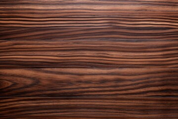 Dark walnut wood panel with deep grooves and a natural, rough texture