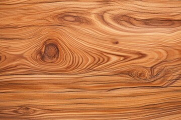 Obraz premium High-resolution close-up of natural wood grain with visible knots and texture in warm brown tones