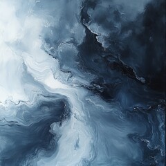 Abstract Blue Swirls Texture Background