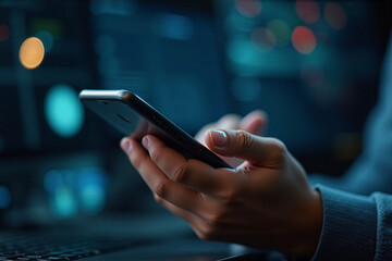 Software engineer offering tech support via laptop, aiding customers with digital systems, IT services, and global networks—showcasing customer service in the internet technology field.