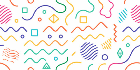 background with colorful lines