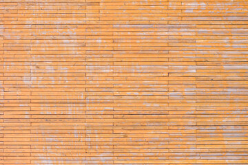orange wooden wall
