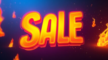 A dynamic graphic highlighting a sale event, with bold text and vibrant colors designed to grab attention. Ideal for promoting discounts, special offers, and retail events