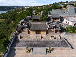 view of architecture of huning temple in shanxi © zhu difeng