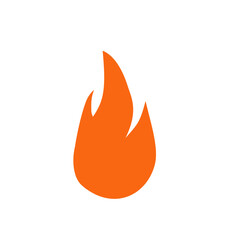 Fire flame logo icon
