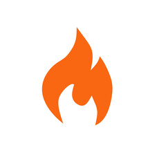 Fire flame logo icon